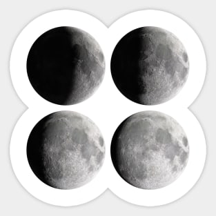 Astrochemistry Month Moon Full Moon Space Sticker